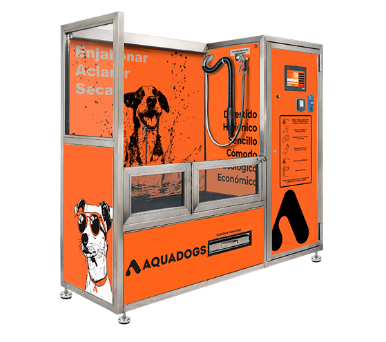 Perfil derecho máquina autolavado para perros aqa-5024, aquadogs tech