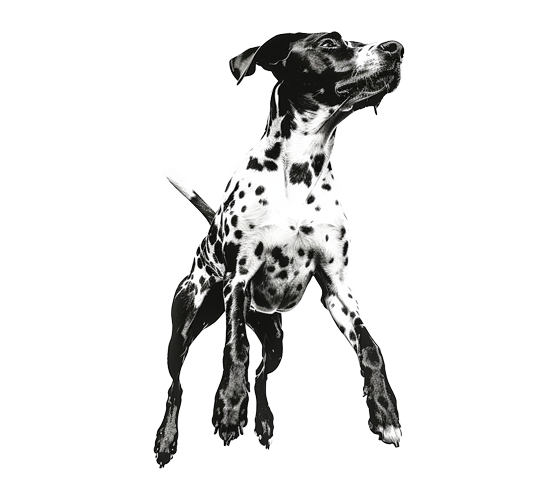 Perro flotando en el aire. Aquadogs tech máquina autolavado perros